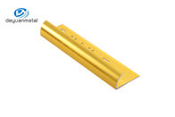Profiliert Aluminiumordnung des rand-6063 runde Form-Goldfarbe für Wand-Zutat