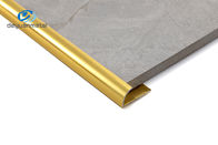 Profiliert Aluminiumordnung des rand-6063 runde Form-Goldfarbe für Wand-Zutat